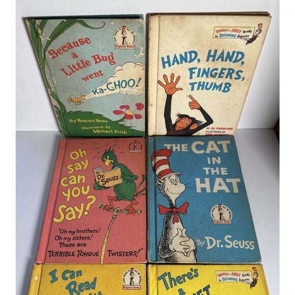 Lot of 7 Vintage 1958-1970 Dr. Seuss Book Club Edition Books - Picture 3 of 14